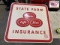 State Farm Insurance Sign 34 1/2 x 34 1/2