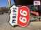Phillips 66 Station Sign, Pole, & Light