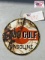 That Good Gulf Gasoline 11 1/2 inch round sign