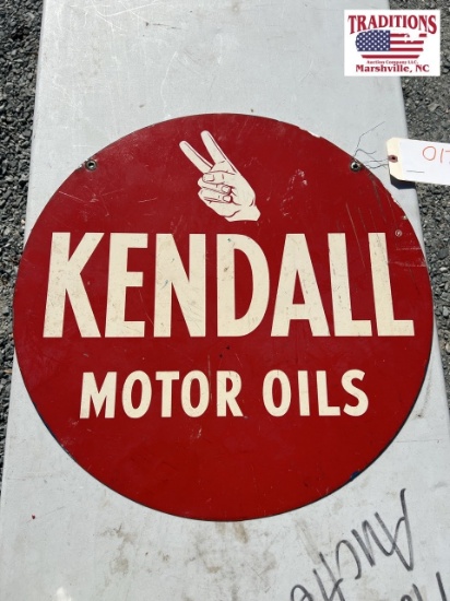 Kendal motor oil 24 inch round sign