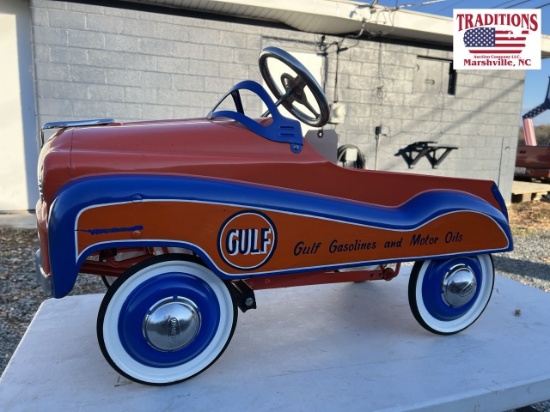 GearBox Gulf Themed Pedal Car
