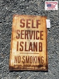 Self Service Island Sign 36