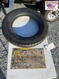 Havoline Sign 18x10 1/2 & Gulf Tire
