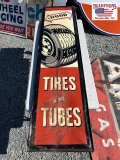Hood Tires and Tubes Sign 18x70