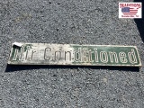 Air Conditioned Sign 100 1/2 x 18