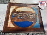 Pepsi sign 30x26 1/2