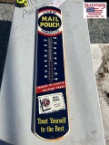 Mail Pouch Tobacco thermometer  8 x 38 1/2