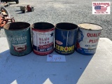 Mixed Lot of 4 anti-freeze cans