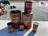 Mixed lot of 6 Shell cans