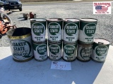 Mixed Lot of 10 Quaker State Motor Oil Cans
