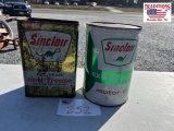 2 Sinclair Cans