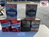6 Cans of Prestone Anti-Freeze