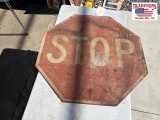 Vintage stop sign