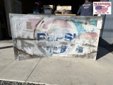 Pepsi Advertising Sign 66 1/2 x 35
