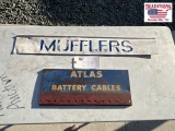 Atlas Battery Cables & Muffler Sign