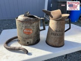 Brookins 1 1/4 Gallon Can & Mobil 1Gallon Can