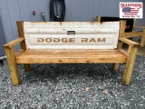 Custom Made Dodge Ram bench 74x23x38 1/2