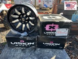 NEW Set a 4 vision wheels armor 20 x 10