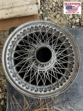 4 Original Jaguar Wire Knockoff Wheels