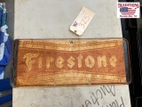 Firestone advertising Sign 25 x 10