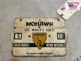 Mohawk Rubber Company Sign 12x8