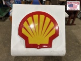 Plastic & Metal Shell Sign 40x40
