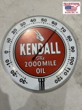 Kendall Oil thermometer 12 inches round