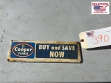 Cooper tires sign 12 x 4
