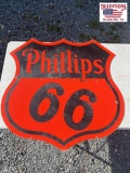 Phillips 66 porcelain double side 29