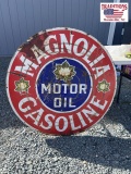 Magnolia Gasoline porcelain double-sided, a 41