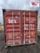 20ft x 8ft x 8ft Shipping Container - RED