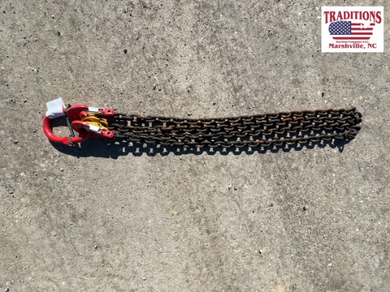 5/16" 7ft G80 Chain Sling Double