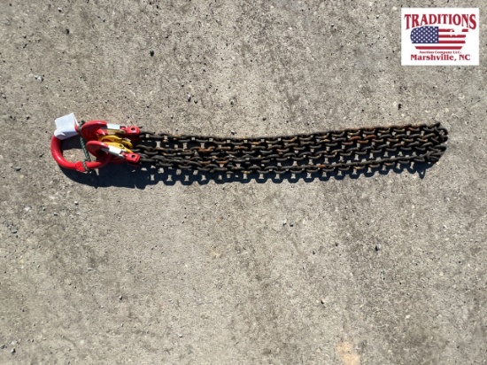 5/16" 7ft G80 Chain Sling Double