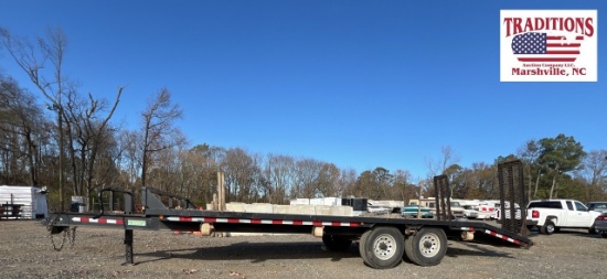 2014 8'X18' Flat 4' DoveTail Trailer VIN5099