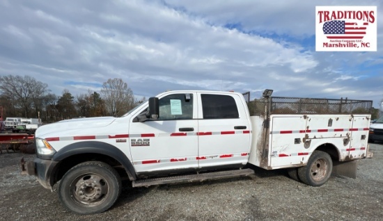 2017 Dodge 4x4 Ram 5500 Truck VIN 3391