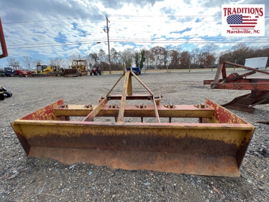 3pt 6ft Box Scrape with Teeth
