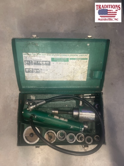 GreenLee 7506 Slug Splitter Hydraulic Knockout Set