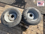 (4) 215-75R17.5 Trailer Tires & Wheels