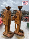 (2) Simplex 5 Ton Jacks