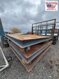 (3) Blue Warehouse Cart 75