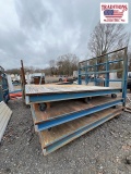 (3) Blue Warehouse Cart 75