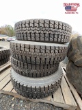 (4) 285/75R24.5 NOS Tire Recaps
