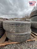 (2) 295-75R22.5 NOS Tire Recaps
