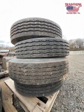 (4) 275-80R22.5 NOS Tire Recaps