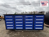 88x22x36 Blue Shop Cabinet