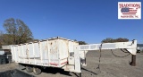 8'x16' Gooseneck Dump Trailer - NO TITLE
