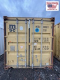 20ft x 8ft x 8ft Shipping Container - YELLOW
