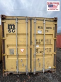 20ft x 8ft x 8ft Shipping Container - YELLOW