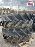 (2) Good Year DT824 Tires on Rims NOS