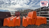 (10) Uline Safety Barricade 60